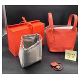 Faux Hermï¿½s Picotin Lock bag