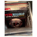 2 Milk crates of vintage albums