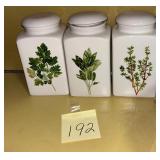 Zinnias Gifts Herb Canisters