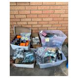 Large lot of assorted string lights