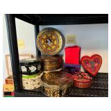 Vintage tins and boxes