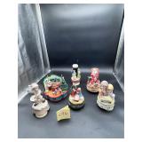 Music Box Lot w/ Trim-A-Home North Pole Post Of..