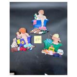 Vintage Chalk Ware wall decor