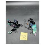 Stained Glass Birds