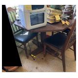 Vintage MCM dining table and 4 chairs