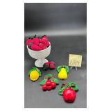 Vintage 1975-1978 FTD Milk Glass Pedestal Bowl ..