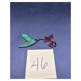 Stained Glass Hummingbird