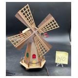 Vintage  Hand Made Windmill Music Box (1960s) N..