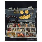 Box of jewelry (Oranges & Golds)