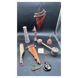 Handcrafted musical instruments from the Andean..