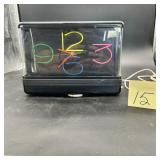 Nuon-Klock big time, black light neon clock (un..