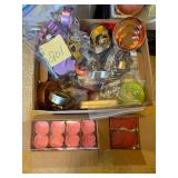 Assorted cookie cutters and baking molds