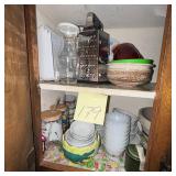 Contents of Cabinet including vintage 1960s-197..