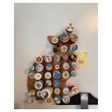 Vintage cat shaped thread holder