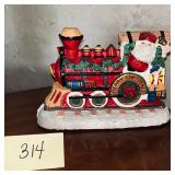 Cast Iron Santa Train Door Stop