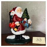 Cast Iron Standing Santa Door Stop