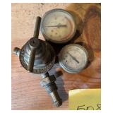 Vintage Victor Equipment Company compressed gas..