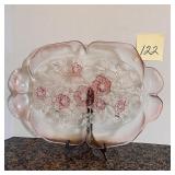 Vintage Mikasa 'Rosella' crystal glass serving ..