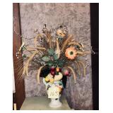 Centerpiece in fruit Vase