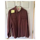 Menï¿½s Wrangler Premium Quality Maroon Shirt XL