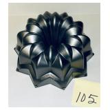 Nordic Ware Star Bundt Pan in black cast aluminum