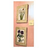 Warren Kimble floral art panels