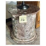 Marble pedestal column