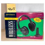 Vintage Optimus Pro-100 900 MHz wireless headph..