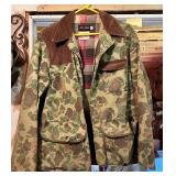 Vintage Redhead duck camo hunting jacket