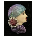 Vintage 80ï¿½s Interpur International painted lad..