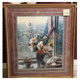 Framed print is a reproduction of the painting ..