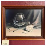 Framed print titled 'Opalescent Images' by arti..
