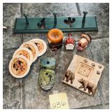 Miscellaneous Lot (Coasters, Wall hanger, hand ..