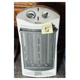 White Holmes infrared quartz tower heater