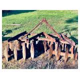 Tandem disc harrow used for tillage
