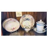 Blue and white Jingdezhen Chinese rice grain te..