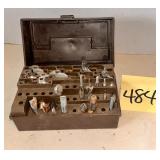 Vintage Sears Craftsman router bit set includes..