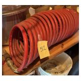 Nycoil brand red nylon self-storing air hose