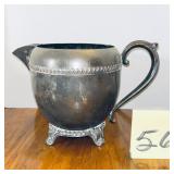 Vintage Sheridan Silver on Copper pitcher with ..