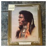 Vintage 'Oh, Great Spirit' Native American prin..
