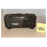 Vintage GPX AM/FM cassette recorder