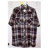 Wrangler Pearl Snap Shirt 17 1/2 Tall