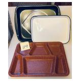 Assorted Trays (Enamel, Lunch, & Baking)