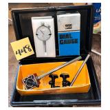 TeClock dial gauge set & Travers Tool magnetic ..