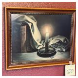 Vintage framed print of the still life 'Heartfe..