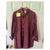 Menï¿½s LL Bean Red Button Down Shirt XL