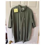Menï¿½s Columbia Button Down Short Sleeve XL