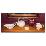 Teapots, vintage W.H. Grindley & Company gravy ..
