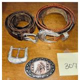 Leather Belts & Nice Buckles