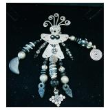 Sterling silver artisan brooch by VSC featuring..